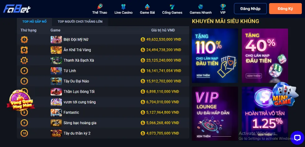 Tiền thưởng nạp lại hàng tuần OKWIN CODE